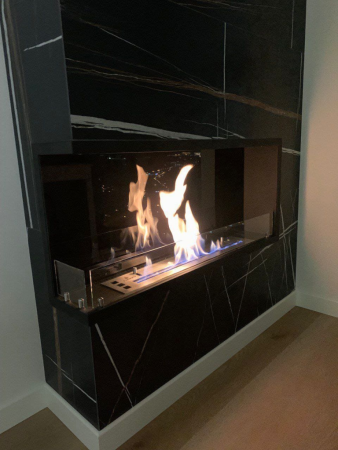 Угловой встраиваемый биокамин Firezo L'angolo Destro 1200